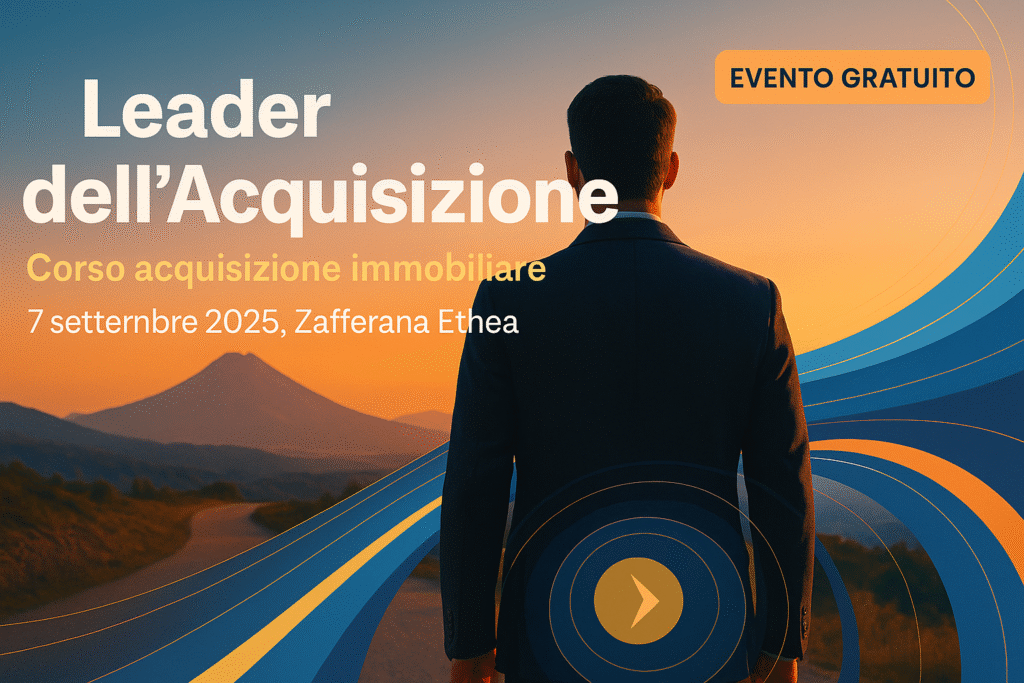 Leader dell’Acquisizione – Corso Acquisizione Immobiliare